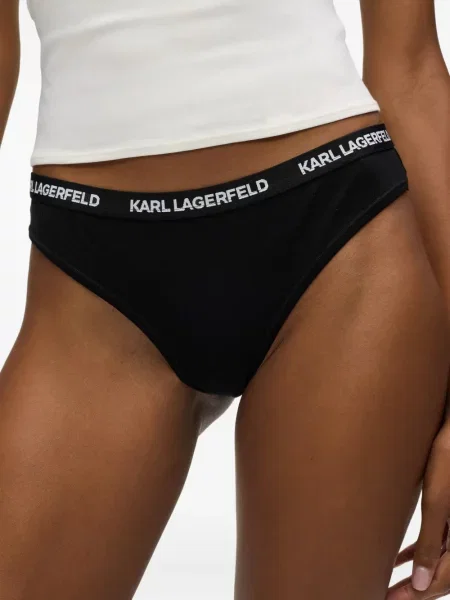 Chiloți tanga Karl Lagerfeld negru
