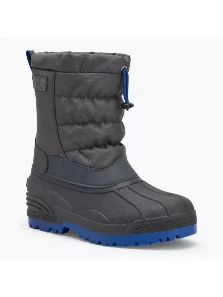 Śniegowce juniorskie CMP Hanki Snowboots grey/royal szare