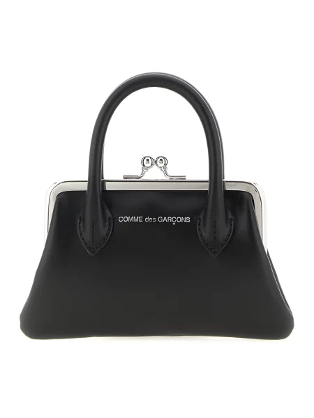 Portfel Comme Des Garcons skórzany czarny
