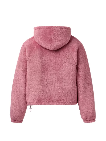 Hanorac cu glugă Ugg din fleece roz