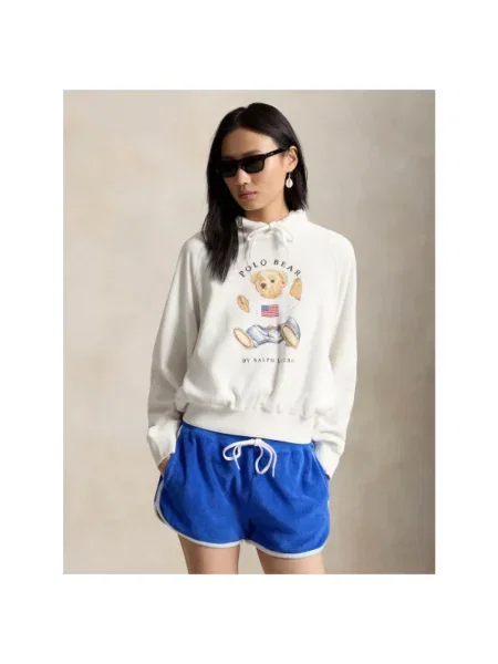 Polo Ralph Lauren bluza z kapturem biała