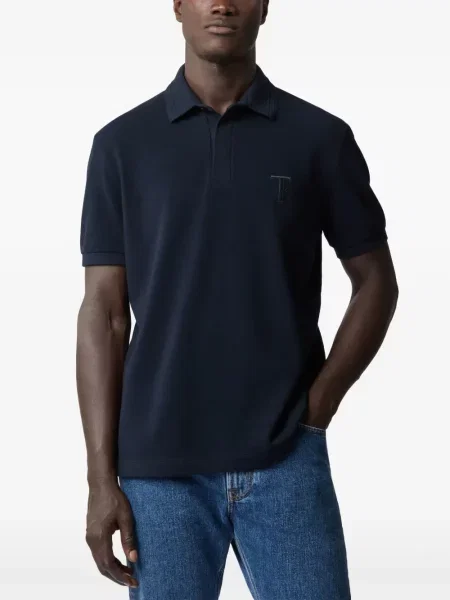 Siuvinėta polo marškinėliai Tod's mėlyna