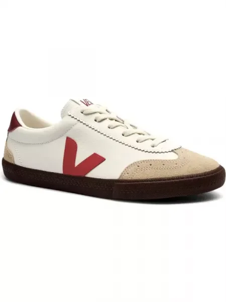 VEJA De piele sneakers Volley O.T. alb
