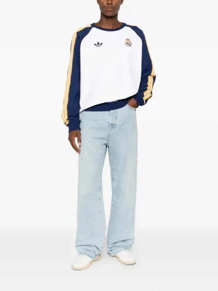 Hanorac Adidas cu dungi alb