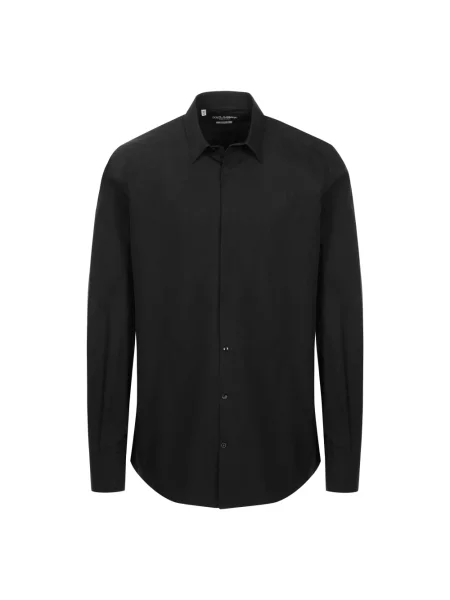 Koszula Dolce And Gabbana z długim rękawem czarna