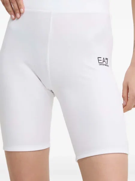 Fusta mini Ea7 Emporio Armani alb