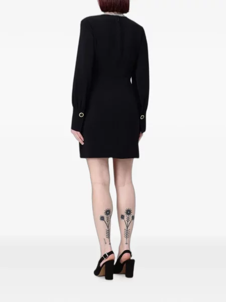 Lung rochie mini Armani Exchange plic negru