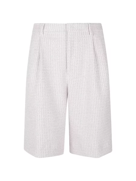 Bouclé pantaloni scurți Tagliatore alb