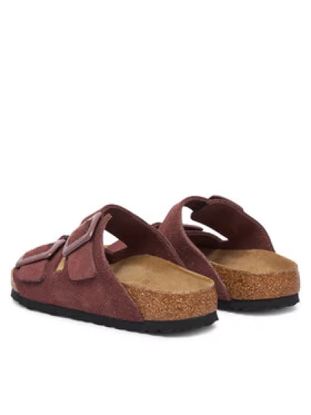 Birkenstock natikače za žene od brušene kože Arizona Suede Cushion Buckle