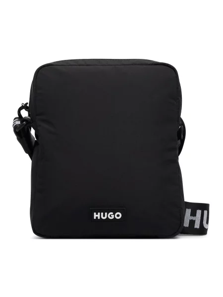 HUGO Geantă de umăr Codes / alb negru