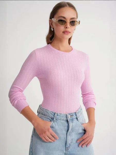 MixRay Svetr světle růžová