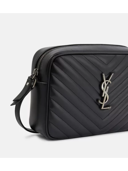 Geanta de piele Saint Laurent din piele negru
