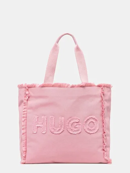 Чанта HUGO розово