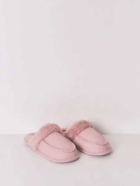 Pantofle women'secret MIX AND MATCH TIE AND STRIPES růžová