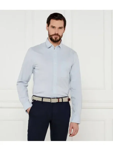 Calvin Klein Cămașă CHAMBRAY albastru