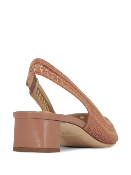 Sandale Arteana tricotate slingback roz