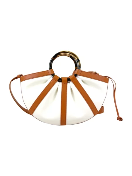 Torebka Coccinelle skórzana biała