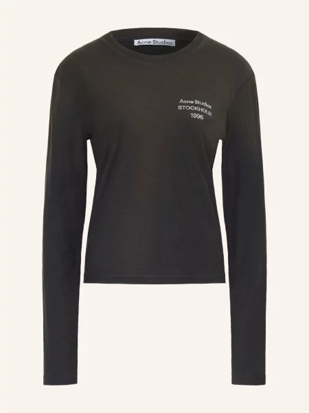 Acne Studios Tričko S Dlouhým Rukávem olivová