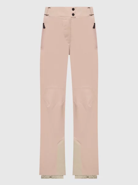 Утепленные лыжные штаны Moncler Grenoble розовые