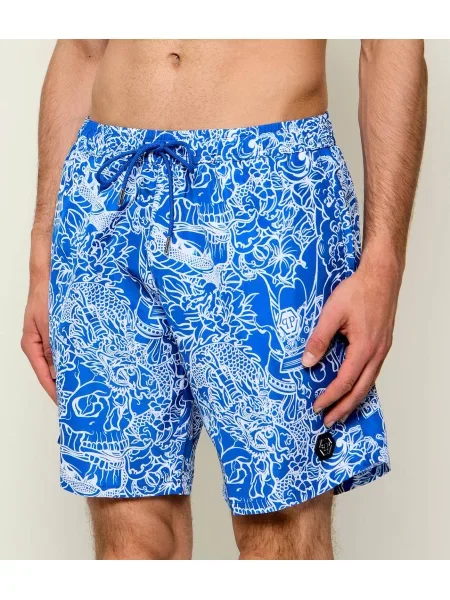 Pantaloni scurți Philipp Plein albastru