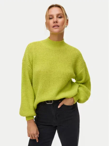 Vero Moda Megztinis Ellie Oversize geltona