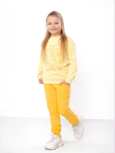 Дитячий Спортивний костюм Носи своє жовтий