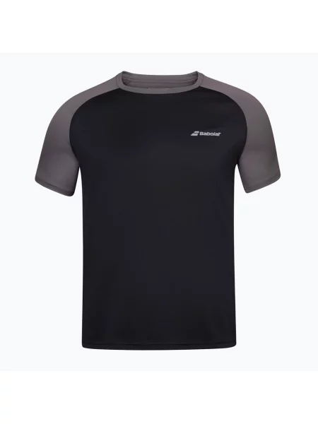 Tričko Babolat Play Crew Neck black/black černé