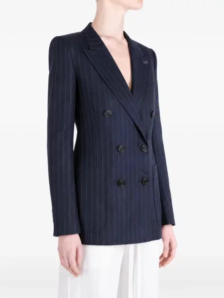 Geacă Givenchy cu două rânduri de nasturi albastru