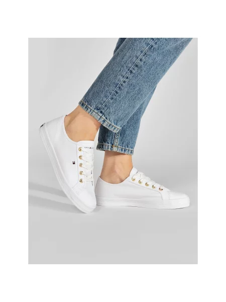 Teniszcipő Tommy Hilfiger Essential Nautical Sneaker fehér