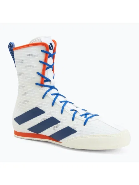 Boxerské topánky adidas Box Hog 4 white/navy biela