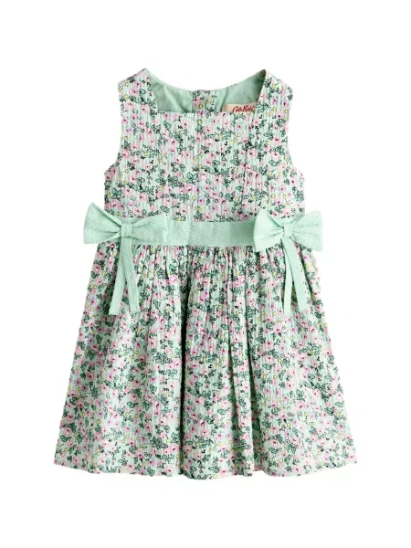 Next Šaty Cath Kidston žltá / mätová / ružová čierna