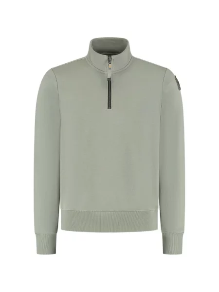 Hanorac Parajumpers de jumătate de fermoar verde