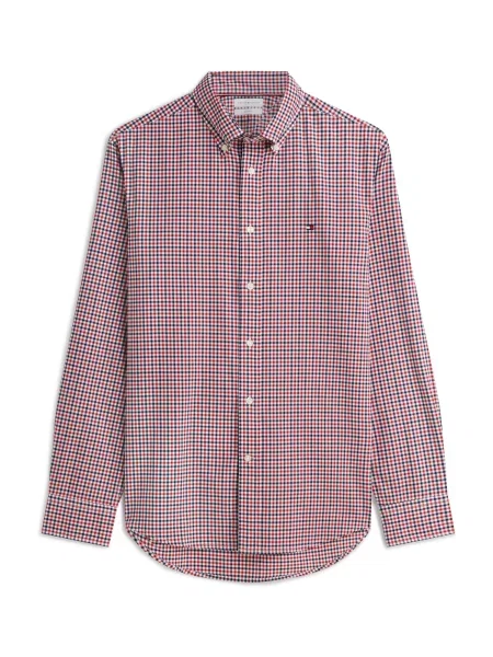 TOMMY HILFIGER Cămașă bleumarin alb roșu