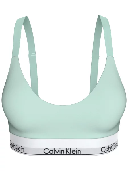 Calvin Klein Underwear Sutien verde mentă / negru alb