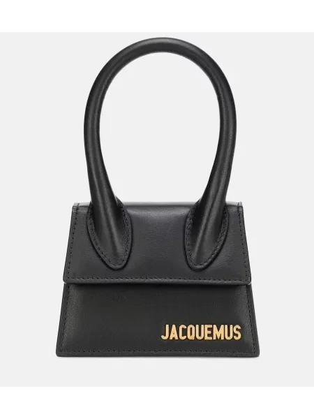 Geanta de piele Jacquemus din piele negru