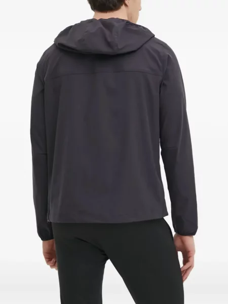 Geacă Jack Wolfskin cu glugă gri