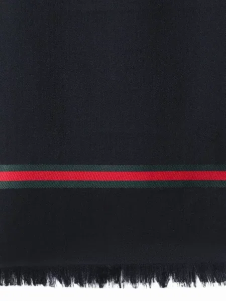 Fular Gucci din jacard albastru
