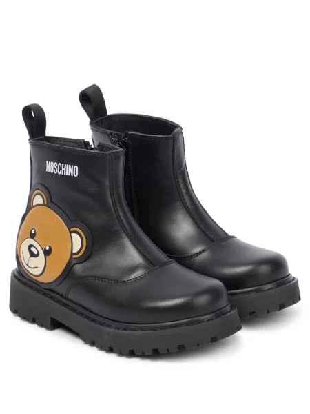 Μποτάκια αστραγάλου Moschino μαύρο