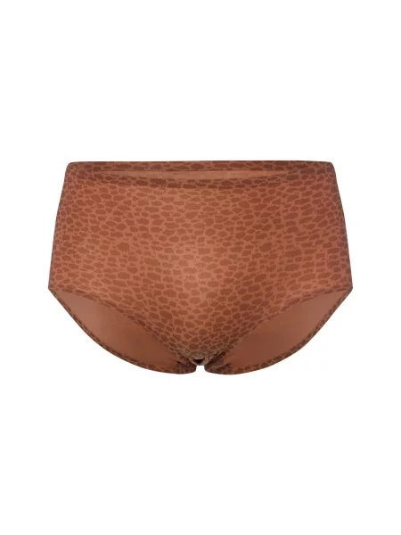 Chantelle Figi klasyczne z wysokim stanem Soft Stretch brązowy
