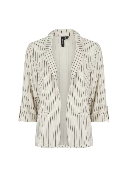 VERO MODA Blejzer VMJESMILO tmavošedá / čierna béžová