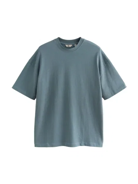 Next Tricou Edit fumuriu albastru