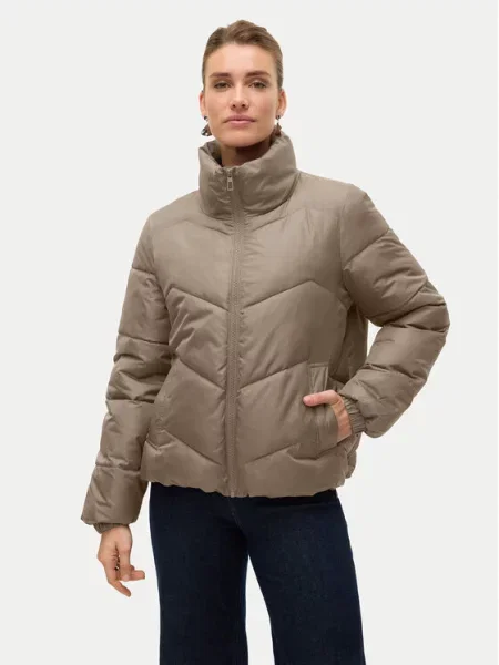 Zimní bunda Vero Moda béžová