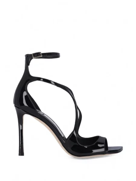 Sandale Jimmy Choo din piele de lac negru