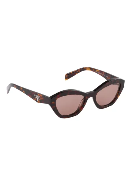 Ochelari de soare Prada Eyewear cu autograf maro