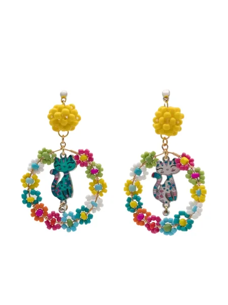 Květinové náušnice Amir Slama