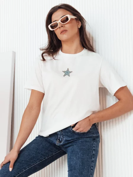 T-shirt STAR POWDER ecru Dstreet