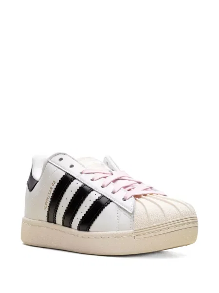 Sneakerși Adidas Superstar cu dungi verde