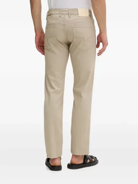Pantaloni Guess cu 5 buzunare cu autograf