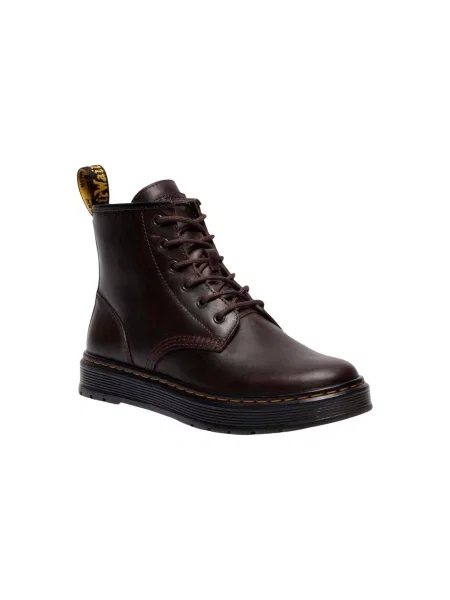 Dr. Martens cizme înalte din piele Brookline Chukka maro negru