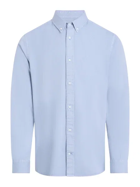 Calvin Klein Cămașă celest Comfort Fit albastru